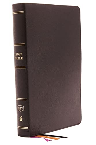 KJV, Minister's Bible, Genuine Leather, Black, Red Letter, Comfort Print: Holy Bible, King James Version