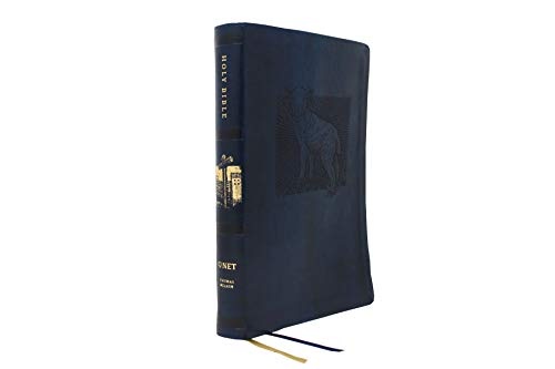 NET Bible, Thinline Art Edition, Large Print, Leathersoft, Blue, Comfort Print
