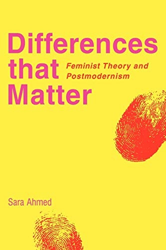 Differences that Matter: Feminist Theory and Postmodernism