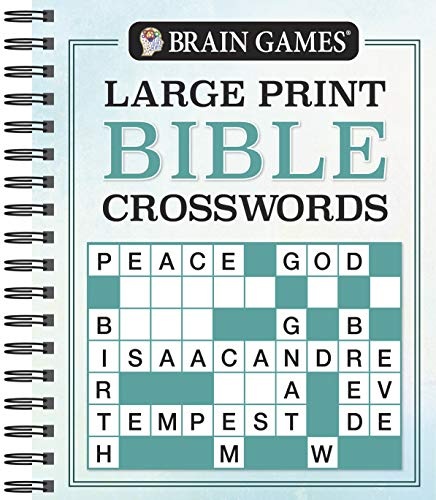 Brain Games - Large Print Bible Crosswords (Brain Games - Bible)