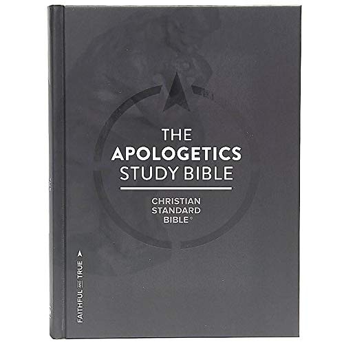 CSB Apologetics Study Bible, Hardcover, Black Letter, Defend Your Faith, Study Notes and Commentary, Ribbon Marker, Sewn Binding, Easy-to-Read Bible Serif Type
