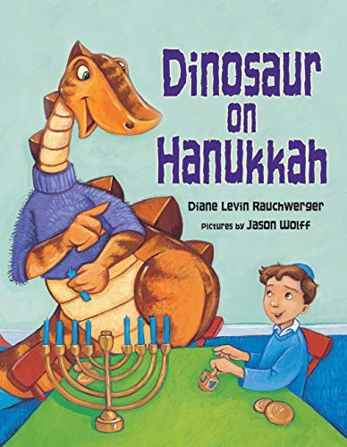 Dinosaur on Hanukkah