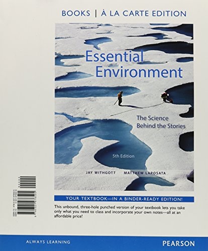 Essential Environment: The Science Behind the Stories, Books a la Carte Edition (5th Edition)