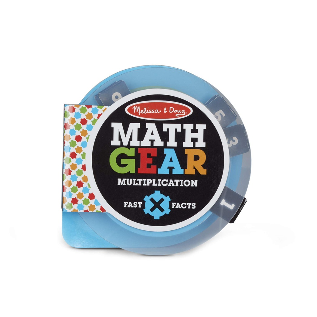Melissa & Doug Children’s Book - Math Gear Multiplication Fast Facts Interactive Board Book