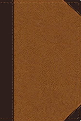 NIV Zondervan Study Bible, Large Print, Leathersoft, Brown/Tan: Built on the Truth of Scripture and Centered on the Gospel Message