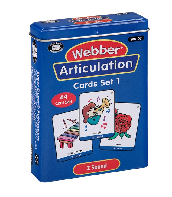 Super Duper Publications | Articulation Z Sound Fun Deck | Vocabulary and Language Development Flash Cards | Educational Learning Materials for Children