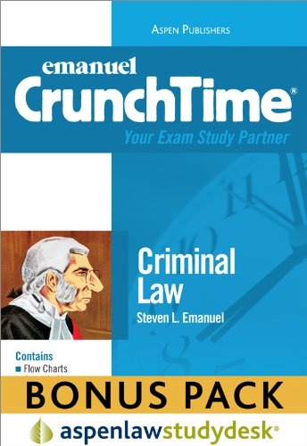 Crunchtime: Criminal Law (Print + eBook Bonus Pack)