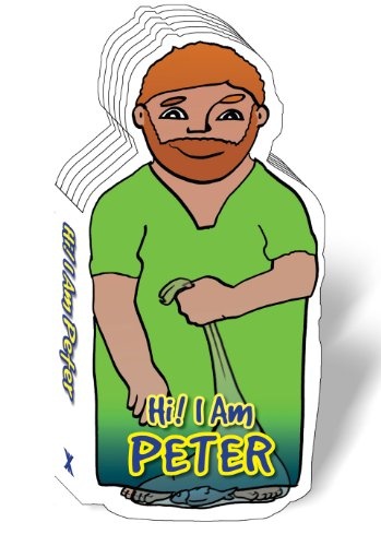 Hi! I Am The Apostle Peter, Bible Story Book for Children, Peter The Apostle, Board Book, Bible Figure Books