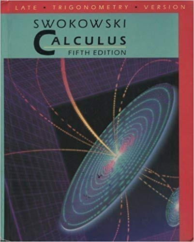 Calculus/Late Trigonometry Version