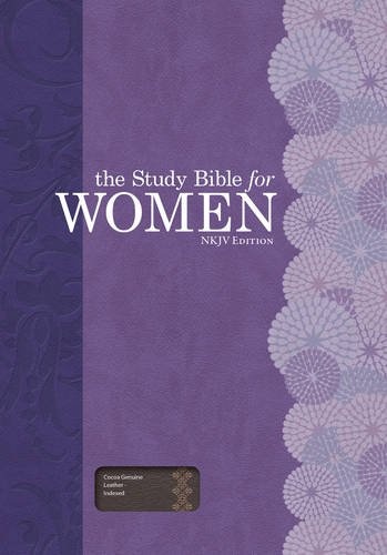 The Study Bible for Women: NKJV Edition, Cocoa Genuine Leather, Indexed