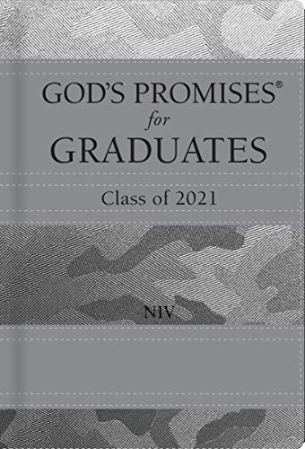 God's Promises for Graduates: Class of 2021 - Silver Camouflage NIV: New International Version