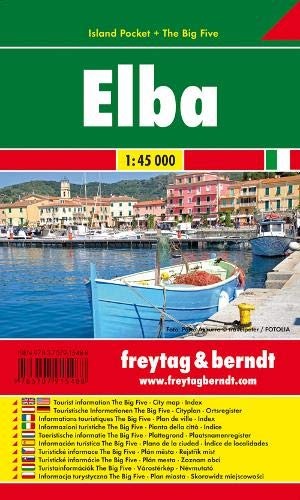 Elba Island Pocket Map FB 1:45K (English, Spanish, French, Italian and German Edition)