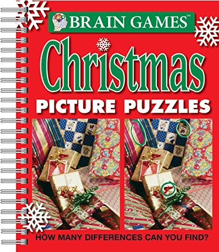 Brain Games - Christmas Picture Puzzles: How Many Differences Can You Find? (Brain Games - Picture Puzzles)