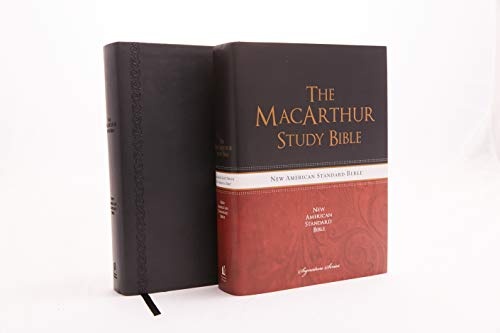 The NASB, MacArthur Study Bible, Leathersoft, Black: Holy Bible, New American Standard Bible