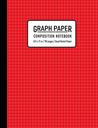Graph Paper Composition Notebook: Quad Ruled 4x4, Grid Paper for Math and Science Students ( 110 Pages, 8.5 x 11) (Math Notebook)