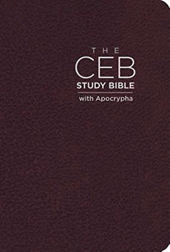 The CEB Study Bible with Apocrypha Bonded Leather Cordovan