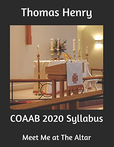 COAAB 2020 Syllabus: Meet Me at The Altar (COAAB Syllabus)