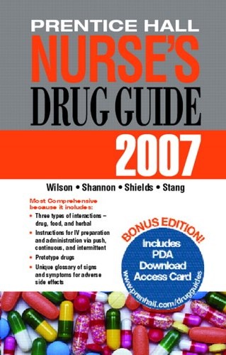 Prentice Hall Nurse's Drug Guide 2007, Retail Edition