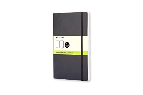 Moleskine Classic Notebook, Soft Cover, Pocket (3.5" x 5.5") Plain/Blank, Black, 192 Pages