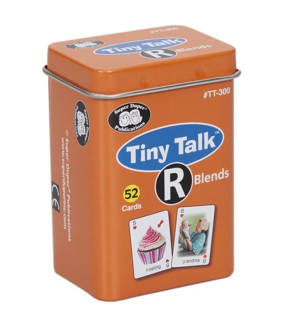 Super Duper Publications | Tiny Talk Articulation and Language R Blends Sound Photo Flash Cards | Educational Resource for Children