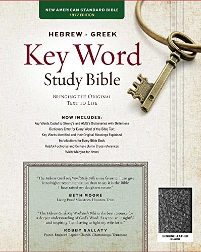 The Hebrew-Greek Key Word Study Bible: NASB-77 Edition, Black Genuine Leather Thumb-Indexed (Key Word Study Bibles)