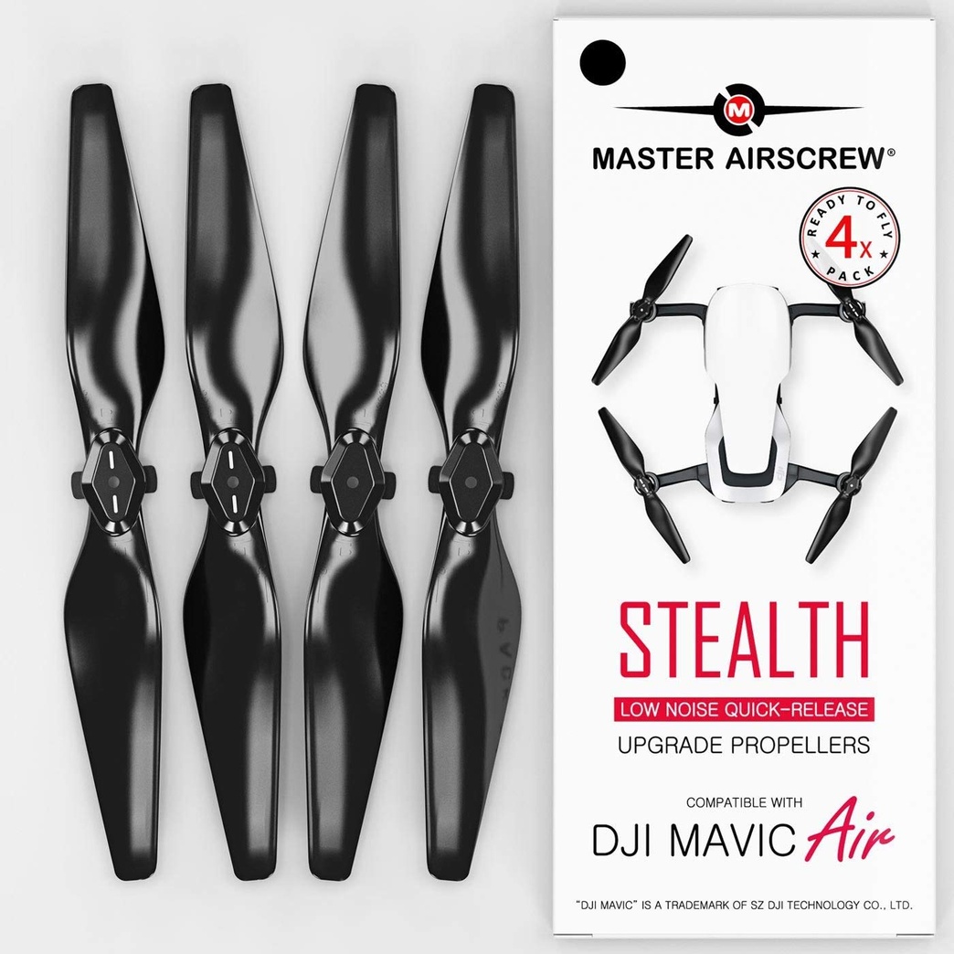 MAS Stealth Propellers for DJI Mavic Air - Black 4 pcs