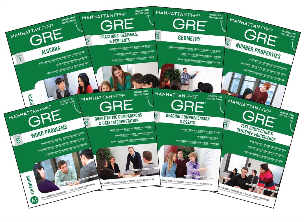 Manhattan Prep GRE Set of 8 Strategy Guides, 4th Edition