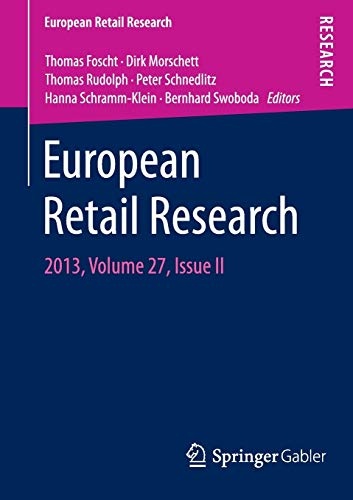 European Retail Research: 2013, Volume 27, Issue II