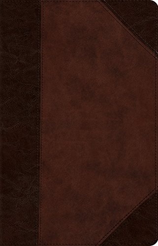ESV Wide Margin Reference Bible (TruTone, Brown/Walnut, Portfolio Design)