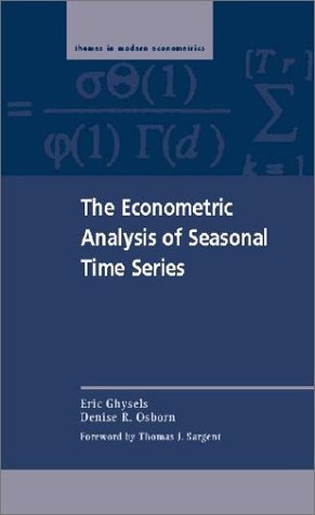The Econometric Analysis of Seasonal Time Series (Themes in Modern Econometrics)