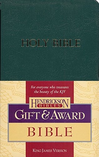 KJV Gift & Award Bible: Dark Green