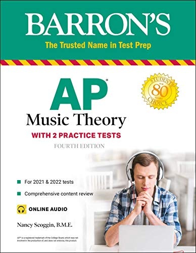 AP Music Theory: with 2 Practice Tests (Barron's Test Prep)