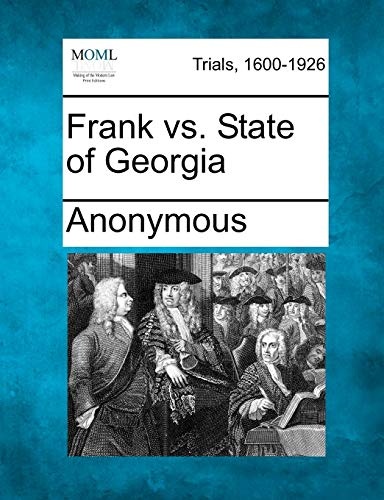 Frank vs. State of Georgia
