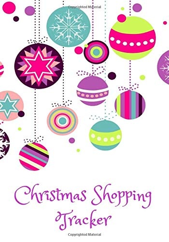 Christmas Shopping Tracker: Holiday Gift Shopping Journal (Xmas Season Gifts)