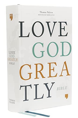 NET, Love God Greatly Bible, Hardcover, Comfort Print: Soap Method Study Bible