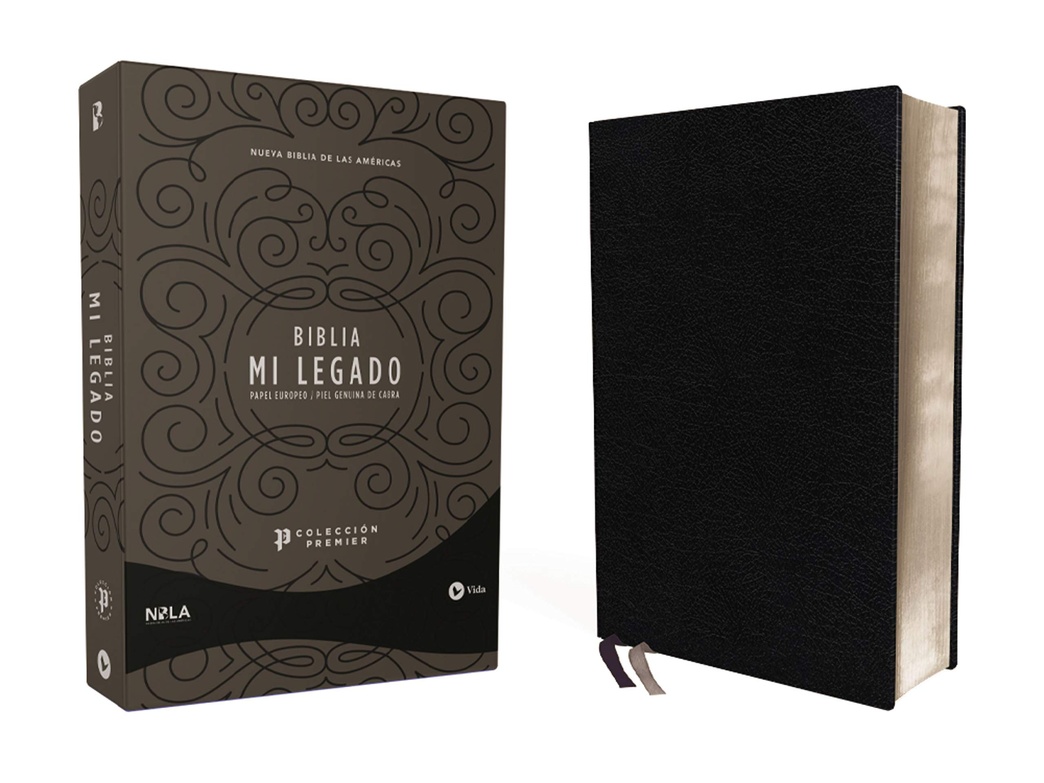 NBLA Biblia Mi Legado, Colección Premier, Negro, Una Columna, Interior a dos colores (Spanish Edition)