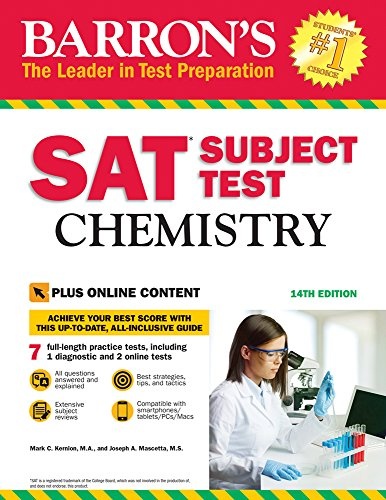 Barron's SAT Subject Test: Chemistry, 14th Edition: With Bonus Online Tests