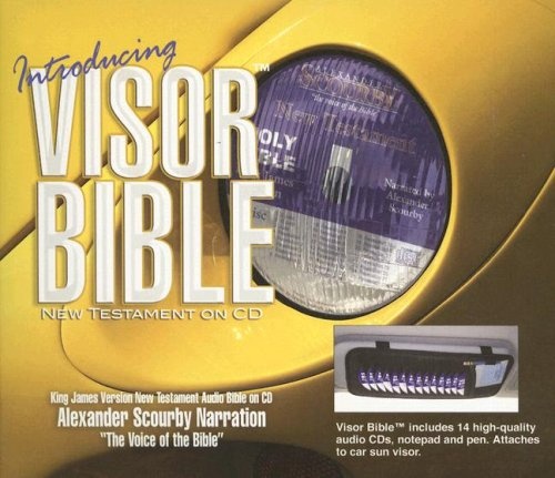 KJV Scourby Visor Bible NT CD Holy Bible New Testament Alexander Scourby with Visor Case Audiobook Cd-2017 Digital Quality-Bible Stories come to ... Virgin Mary-St. John the Baptist-Jesus Birth