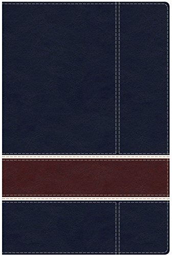 Military Families Bible Navy/Crimson LeatherTouch