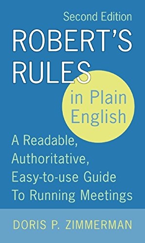 Robert's Rules in Plain English 2e