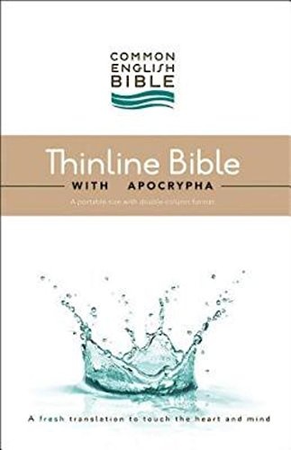 CEB Common English Thinline Bible with Apocrypha Hardcover