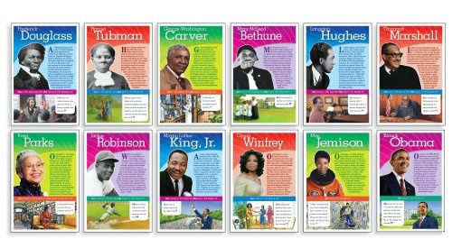 Scholastic Teacher's Friend Notable African Americans Bulletin Board (TF8026), Multiple Colors