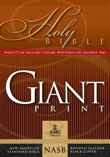 Giant Print Handy-Size Reference Bible: NASB 1977 Edition (AMG Giant Print Handy-Size Bibles)