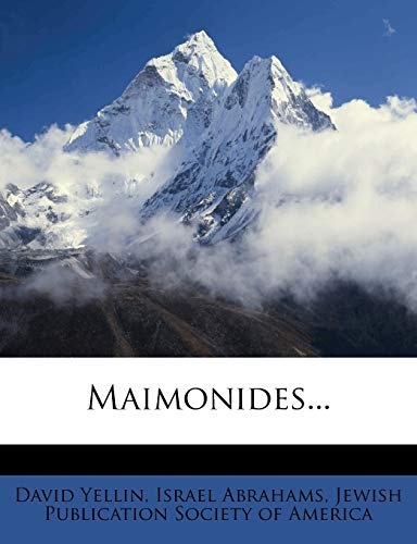 Maimonides...
