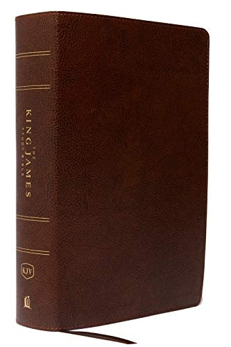 The King James Study Bible, Bonded Leather, Brown