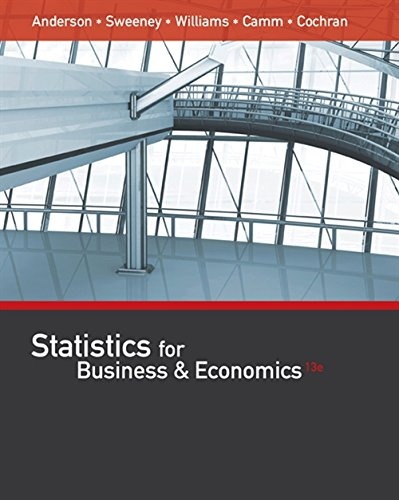 Statistics for Business & Economics (with XLSTAT Education Edition Printed Access Card)