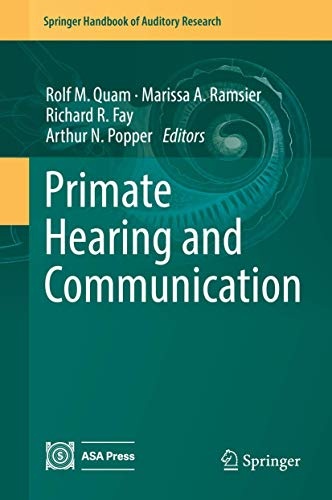 Primate Hearing and Communication (Springer Handbook of Auditory Research, 63)