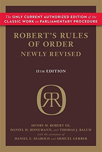 Robert's Rules of Order Newly Revised (Robert's Rules of Order (Paperback))