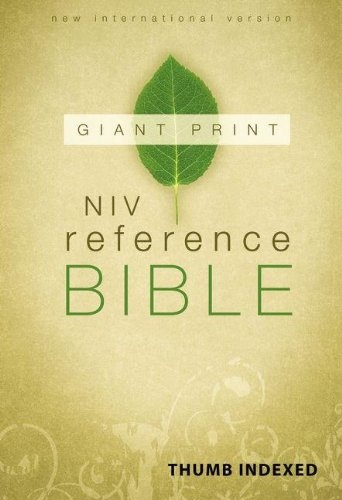 NIV, Reference Bible, Giant Print, Hardcover, Indexed