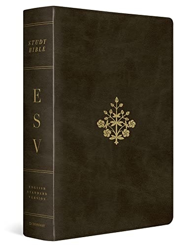 ESV Study Bible (TruTone, Olive, Branch Design)